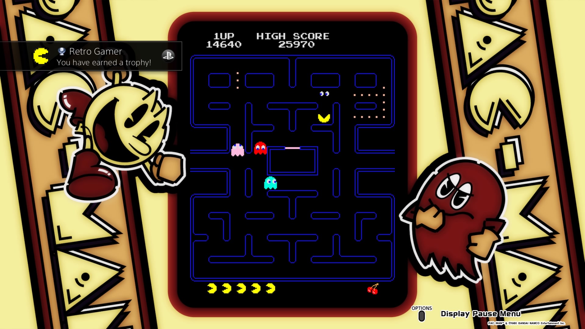 does pac man ps4 contain all levels